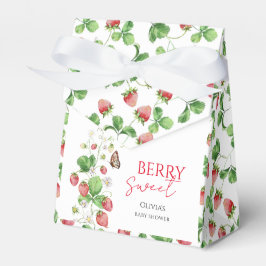 Caixinha De Lembrancinhas Chá de Bebê Morango Doce Berry
