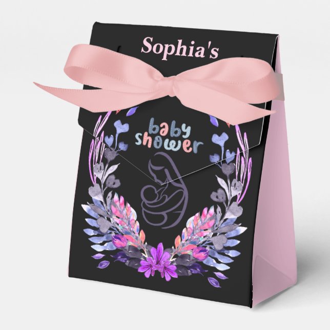 Caixinha De Lembrancinhas Chá de fraldas (Frente)