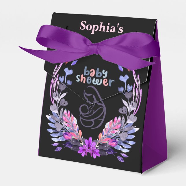 Caixinha De Lembrancinhas Chá de fraldas (Frente)