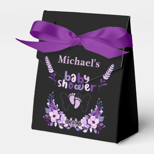 Caixinha De Lembrancinhas Chá de fraldas (Frente)