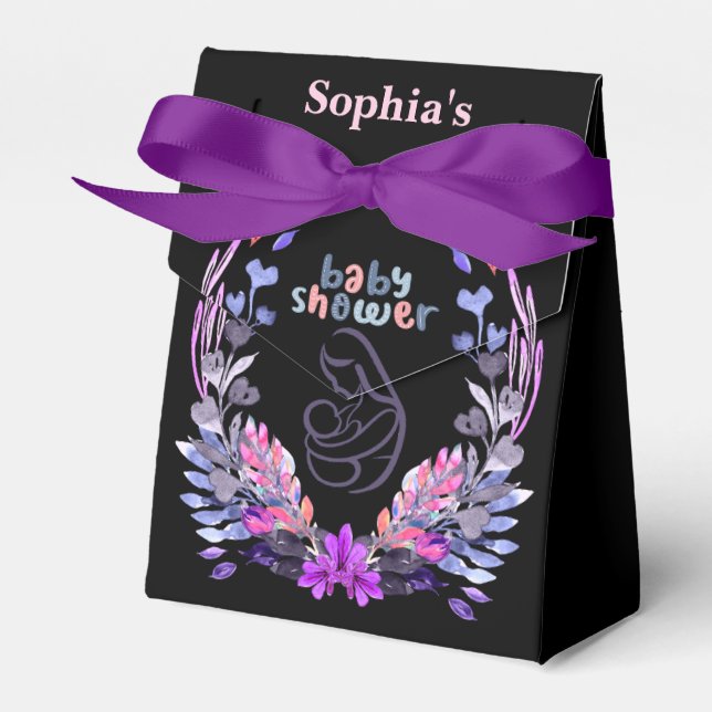 Caixinha De Lembrancinhas Chá de fraldas (Frente)