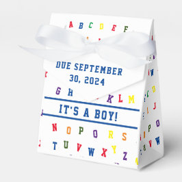 CAIXINHA DE LEMBRANCINHAS CHÁ DE FRALDAS ABC