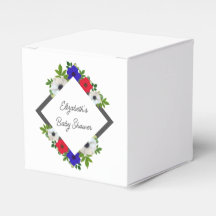 Chá de fraldas Anemone de Panda Patriótico