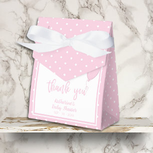 Caixinha De Lembrancinhas Chá de fraldas BOHO Baby Girl Pastel Pink