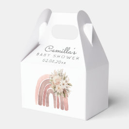 Caixinha De Lembrancinhas Chá de fraldas Boho Rainbow Girl