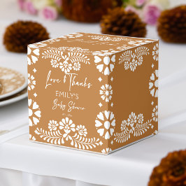 Caixinha De Lembrancinhas Chá de fraldas Cielito lindo terracotta favorece