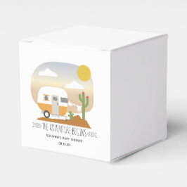 Caixinha De Lembrancinhas Chá de fraldas Clothesline de Camper Laranja Avent