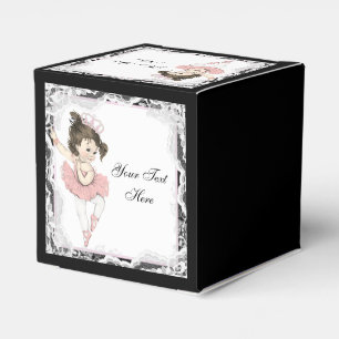 Caixinha De Lembrancinhas Chá de fraldas da bailarina