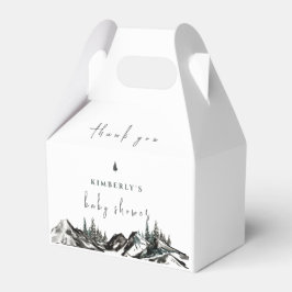 Caixinha De Lembrancinhas Chá de fraldas Da Floresta De Montanha Adventure O