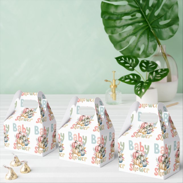 Caixinha De Lembrancinhas Chá de fraldas de Abóbora (Múltiplo)