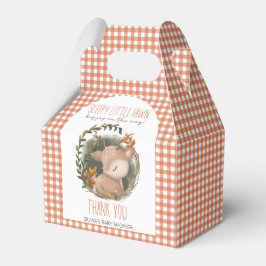 Caixinha De Lembrancinhas Chá de fraldas de aquarela de veados-de-água