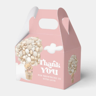 Caixinha De Lembrancinhas Chá de fraldas de Balão de Urso de Espera Rápido