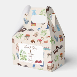 Caixinha De Lembrancinhas Chá de fraldas de Brinquedos Neutros de Sexo Vinta