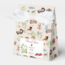 Caixinha De Lembrancinhas Chá de fraldas de Brinquedos Neutros de Sexo Vinta