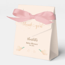 Caixinha De Lembrancinhas Chá de fraldas de doca branca