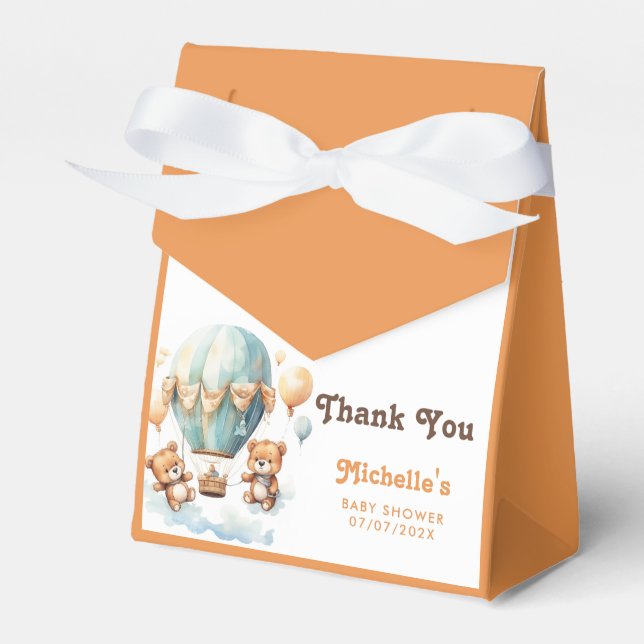 Caixinha De Lembrancinhas Chá de fraldas De Gêmeos Russos Bonitos Mal Espera (Frente)