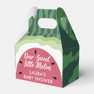 Caixinha De Lembrancinhas Chá de fraldas de Melão de Verão de Melão doce