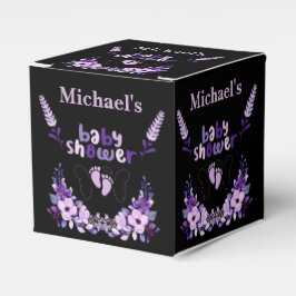 Caixinha De Lembrancinhas Chá de fraldas de Monograma Cute Personalizado