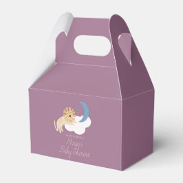 Caixinha De Lembrancinhas Chá de fraldas de Nuvem da Lua de Leão Cugado Obri