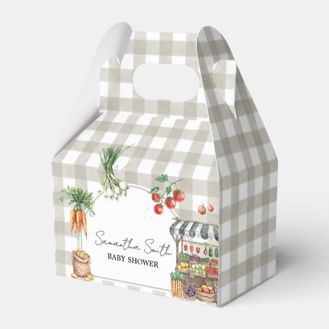 Caixinha De Lembrancinhas Chá de fraldas De Produção Local (Frente)