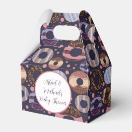 Caixinha De Lembrancinhas Chá de fraldas de Rosquinhas Roxas