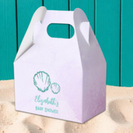 Caixinha De Lembrancinhas Chá de fraldas de Seashell