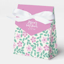 Chá de fraldas de Visitas Rosa Brilhante