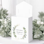 Caixinha De Lembrancinhas Chá de fraldas Eucalyptus Greenery Boho Rustic<br><div class="desc">Elevem o charme do seu chá de fraldas com as nossas Caixas de Favoritos de Papel de Caixas de Cores de Água Elegante em Verde Chá de fraldas. Estas caixas são uma fusão perfeita de beleza natural e elegância boêmica, acrescentando um toque de sofisticação às suas celebrações e servindo como...</div>