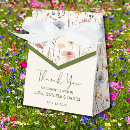 Caixinha De Lembrancinhas Chá de fraldas Floral Delicado Pastel Boho