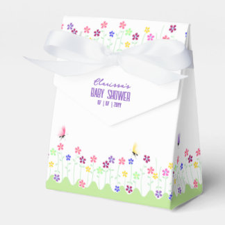 Caixinha De Lembrancinhas Chá de fraldas Floral Primavera simples e bonito