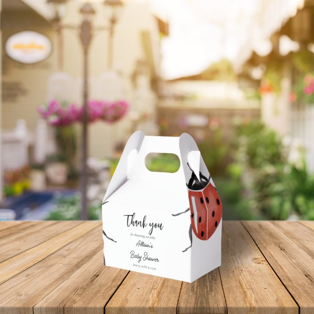 Caixinha De Lembrancinhas Chá de fraldas Ladybug (Criador carregado)