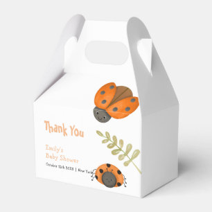 Caixinha De Lembrancinhas Chá de fraldas Ladybug da Floresta