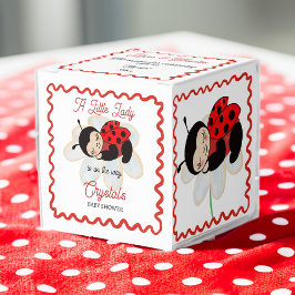 Caixinha De Lembrancinhas Chá de fraldas Ladybug favorece personalizado