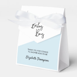 Caixinha De Lembrancinhas Chá de fraldas Personalizado Azul Baby Boy