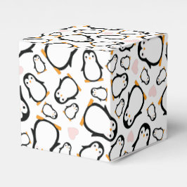 Caixinha De Lembrancinhas Chá de fraldas Pinguim Gelado - Menino Azul