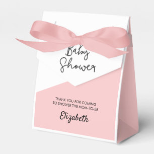 Caixinha De Lembrancinhas Chá de fraldas Rosa Bebê Personalizado