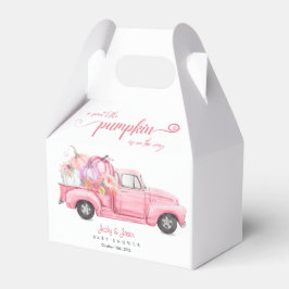 Caixinha De Lembrancinhas Chá de fraldas Rosa Pumpkin Doce