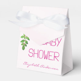 Caixinha De Lembrancinhas Chá de fraldas Rosa Puro Dahlia Girl