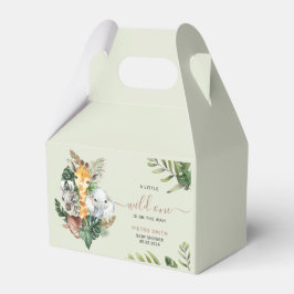 Caixinha De Lembrancinhas Chá de fraldas Selvagem de Animais Safari