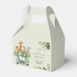 Caixinha De Lembrancinhas Chá de fraldas Selvagem de Animais Safari