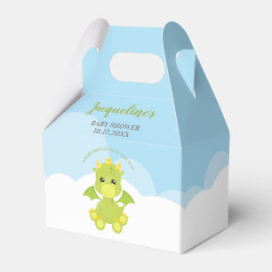 Caixinha De Lembrancinhas Chá de fraldas Whimsical Boy Dragon
