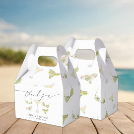 Caixinha De Lembrancinhas Chá de Noiva Biquínis e Martinis para a Noiva