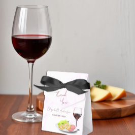 Caixinha De Lembrancinhas Chá de Noiva de Vinho e Charcuterie