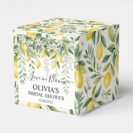 Caixinha De Lembrancinhas Chá de Noiva Flor de Limão