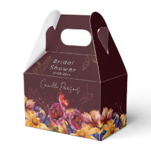 Chá de Noiva Floral em Aquarela de Outono em Borgo
