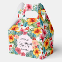 Chá de Noiva Floral Exótico Havaiano