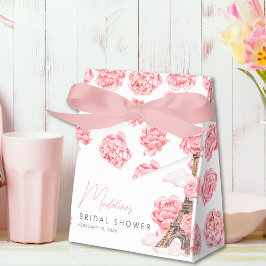 Caixinha De Lembrancinhas Chá de Noiva Paris Obrigado