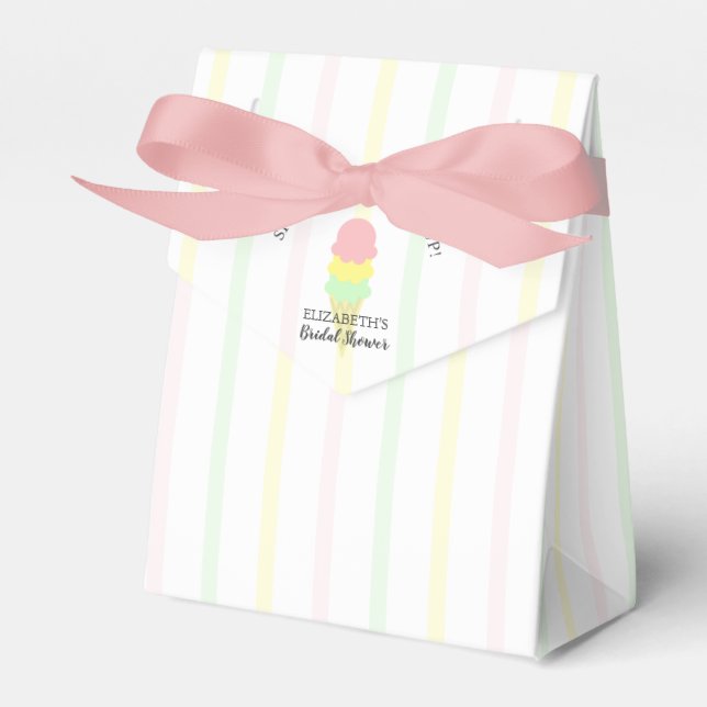 Caixinha De Lembrancinhas Chá de panela do Sorvete cooptado (Frente)