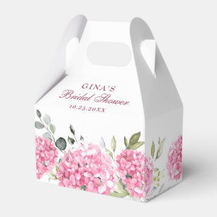 Caixinha De Lembrancinhas Chá de panela Elegante de Hydrangea Eucalyptus cor