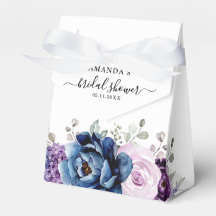 Caixinha De Lembrancinhas Chá de panela Lilac Marinho Roxo Dusty Azul